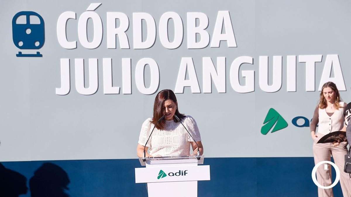 Acto del nombramiento de la estación de Córdoba Julio Anguita
