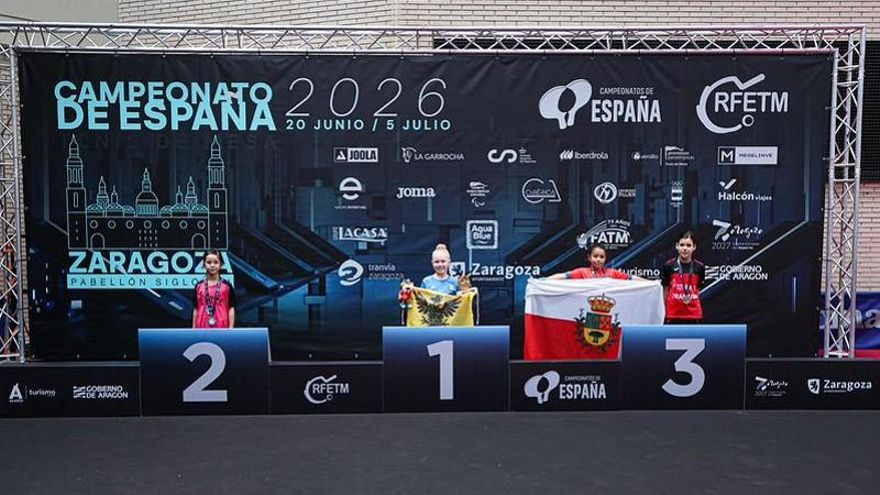 Bronce para Naiara Sánchez en los Campeonatos de España de tenis de mesa
