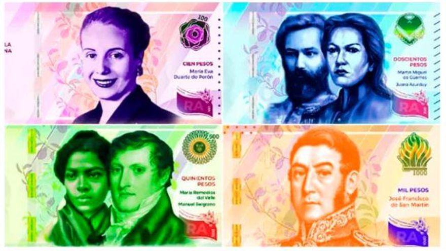 ¿Quiénes son las heroínas y próceres que estarán en los nuevos billetes?