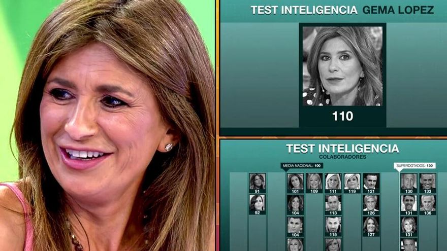 Gema López supera el test de inteligencia de 'Sálvame', pero con una dificultad: "En la parte no verbal fallo mucho"