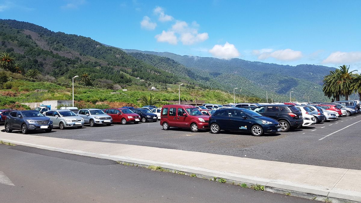 Imagen de archivo del parcamiento del Hospital  Universitario de La Palma.