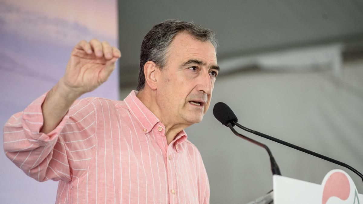 El presidente del PNV, Aitor Esteban