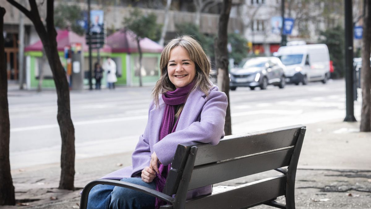 María Goikoetxea, candidata de Podemos en Aragón