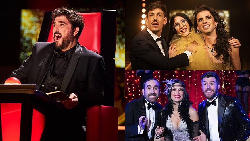 Antena 3 lidera diciembre y Telecinco recupera el doble dígito para empatar con La 1 en segunda posición