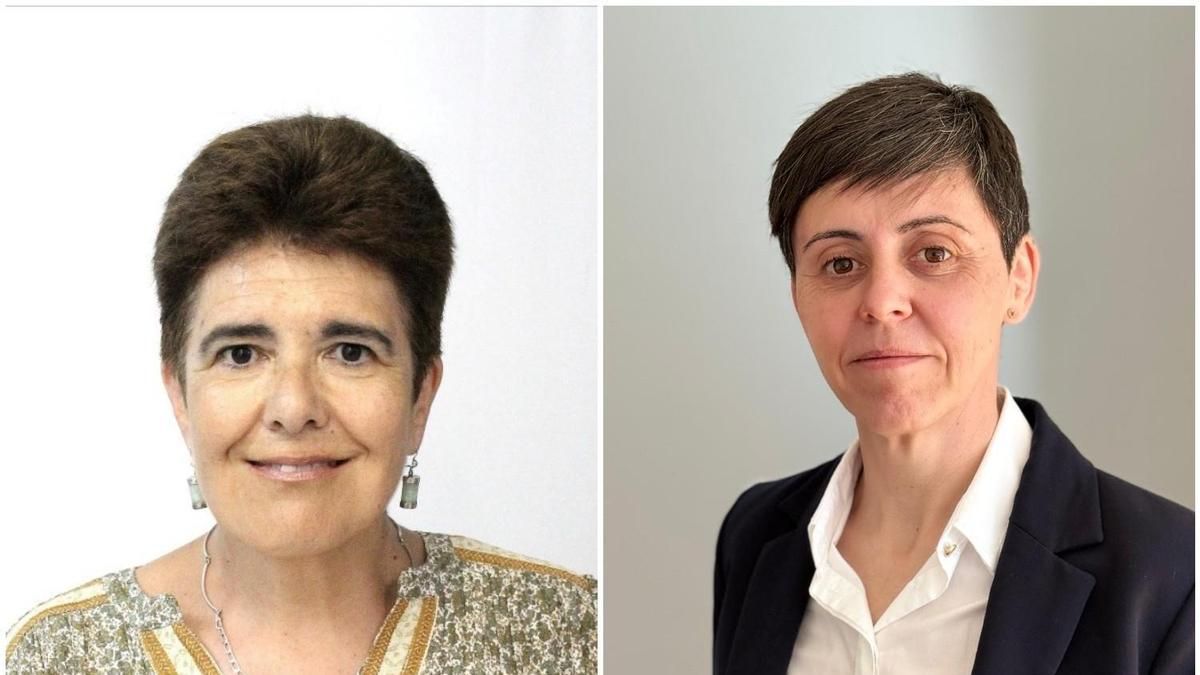 Dolores Bueno, directora general de Inclusión y Ordenación (d) y Paula Fernández, directora general de 0 a 3 y Centros (d)