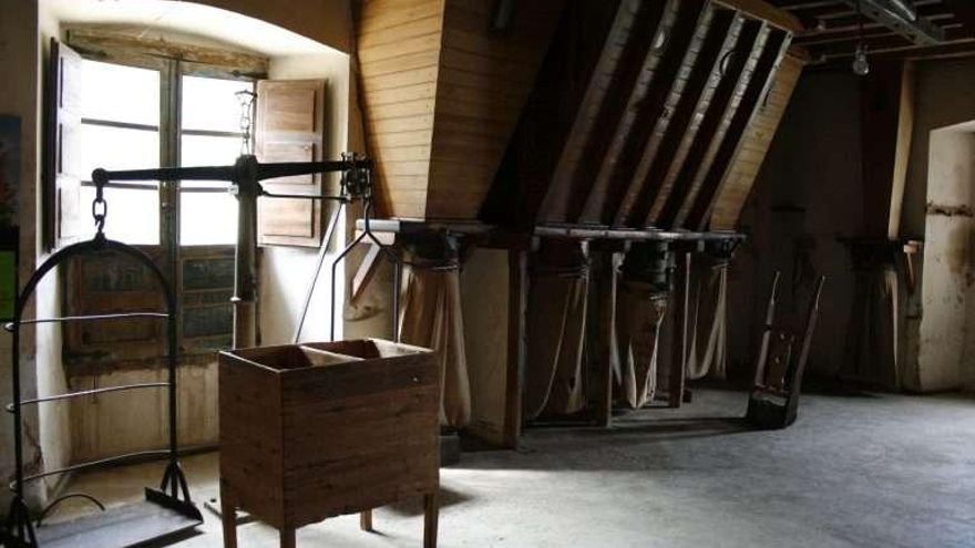 Convertida hoy en museo, esta fábrica de harina funcionaba gracias a maquinaria suiza y un salto de agua de tres metros