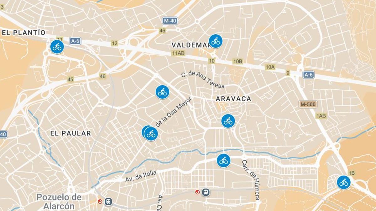 Bicimad crece hasta las 653 estaciones extendiéndose por Aravaca, El Cañaveral y otros barrios de la periferia de Madrid