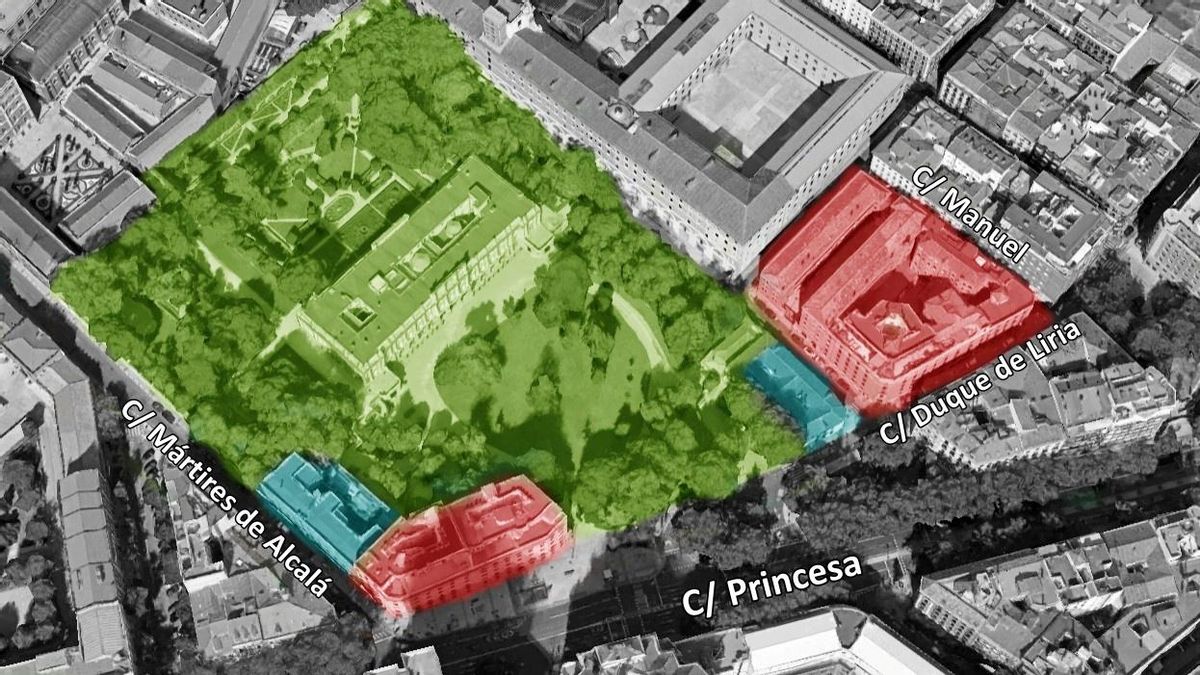 Los planes inmobiliarios de la Casa de Alba en Madrid: un palacio, dos bloques de pisos turísticos y decenas de desalojos