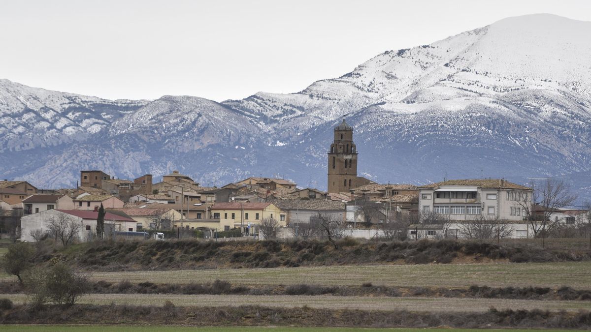 Vista general de Angüés.