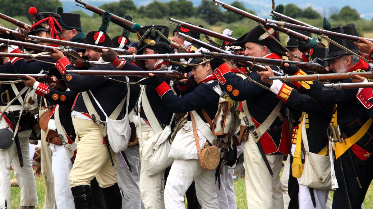Recreación histórica napoleónica en San Pedro Castañero.