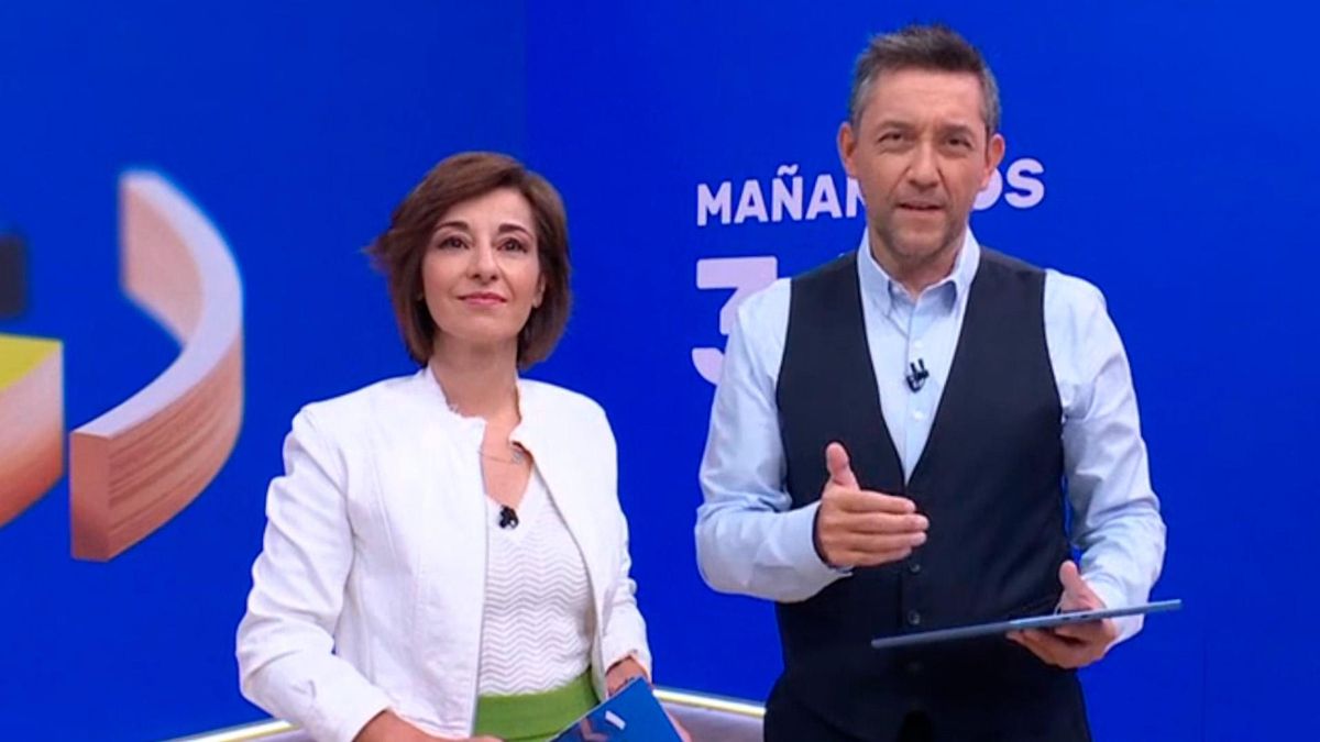 Adela González y Javier Ruiz, presentadores titulares en 'Mañaneros 360'