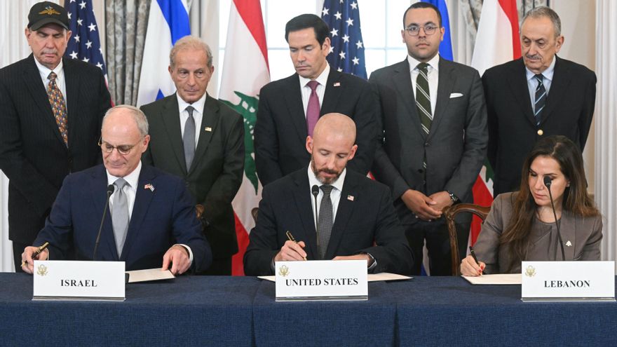 Líbano e Israel firman un principio de acuerdo tras las negociaciones en Washington