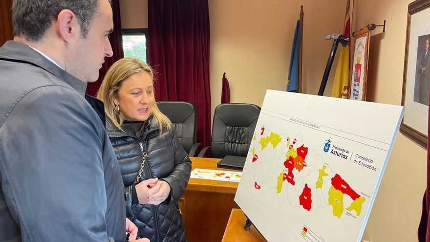 El Principado presenta el mapa de la nueva red de escuelas de 0-3 autonómicas, 822 plazas en 30 concejos