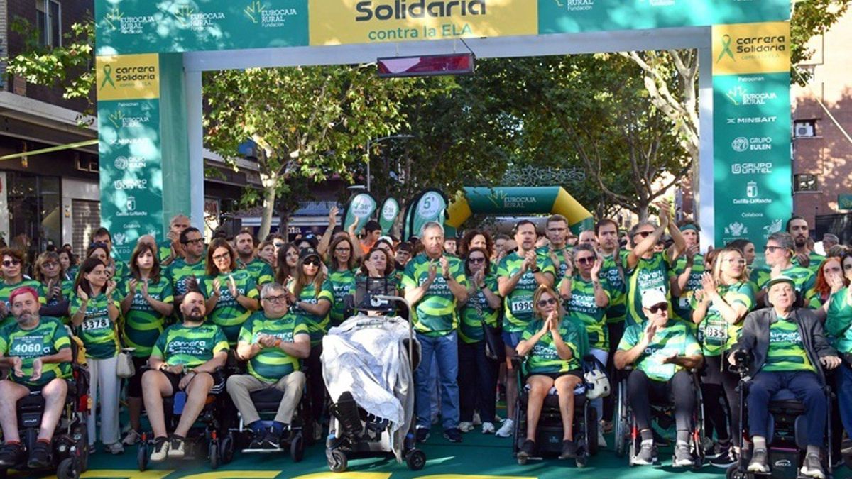 La Carrera Solidaria Contra la ELA de Eurocaja Rural en Toledo bate récords superando los 5.300 inscritos