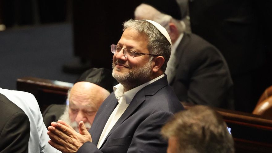 El ministro israelí Itamar Ben-Gvir el 23 de julio de 2025