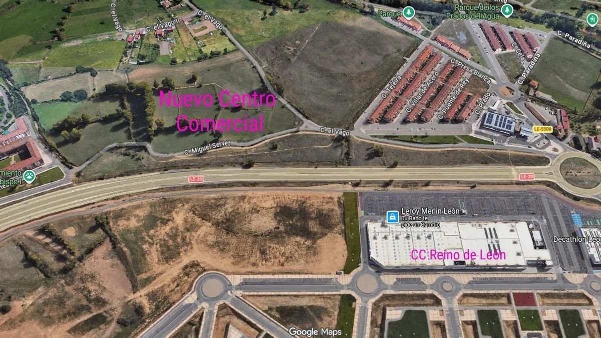 Impulso oficial a la ampliación del centro comercial de La Granja al otro lado de la Ronda Este, en Villaobispo