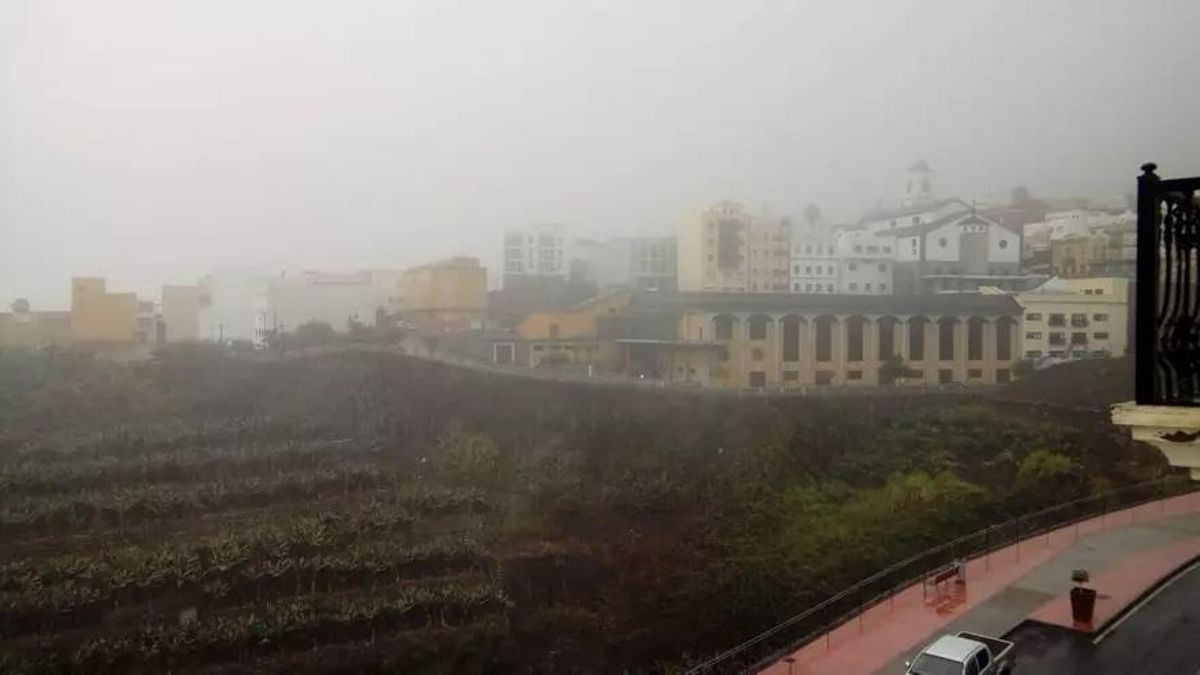 Los mayores acumulados diarios  de lluvias de mayo en Canarias se registraron en La Palma