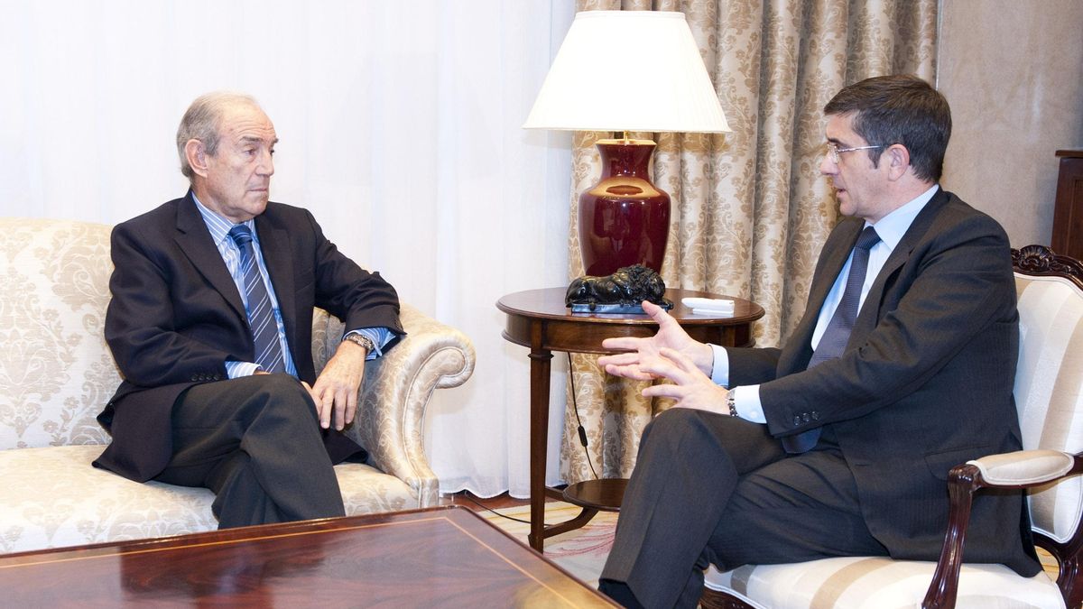 Con el lehendakari Patxi López, en 2011, para analizar la situación de Euskadi tras el fin del terrorismo de ETA