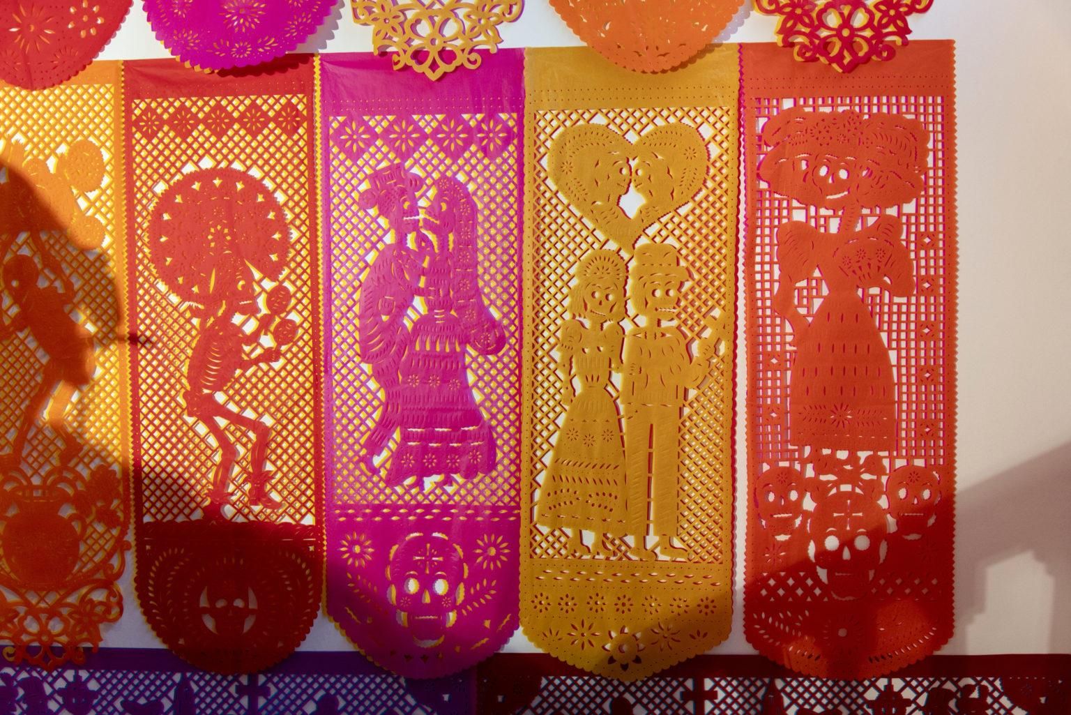 Altar de Muertos Casa México 2020 - detalle papel picado