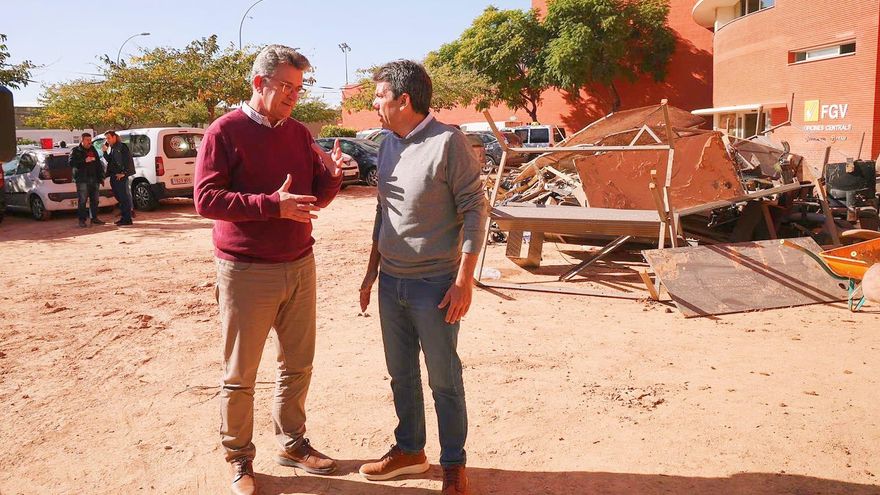 Mazón adjudica a dedo otros cuatro millones en obras por la DANA a dos condenados por financiar al PP en Gürtel