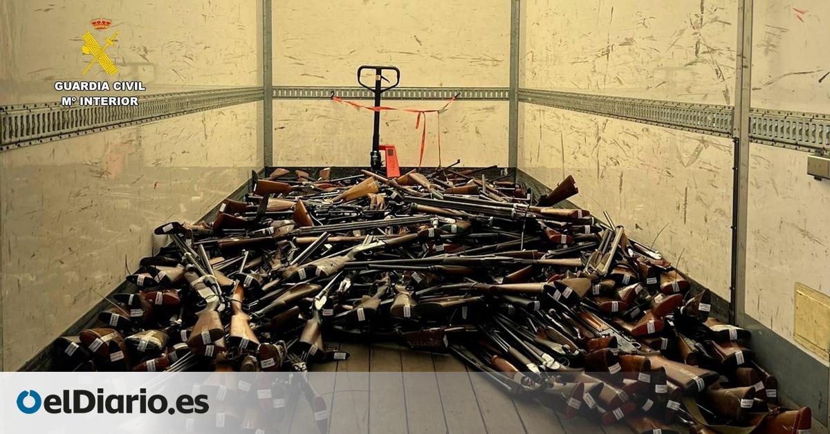 La Guardia Civil Destroys Over 1,500 Firearms in Las Palmas to Repurpose Them as Objects