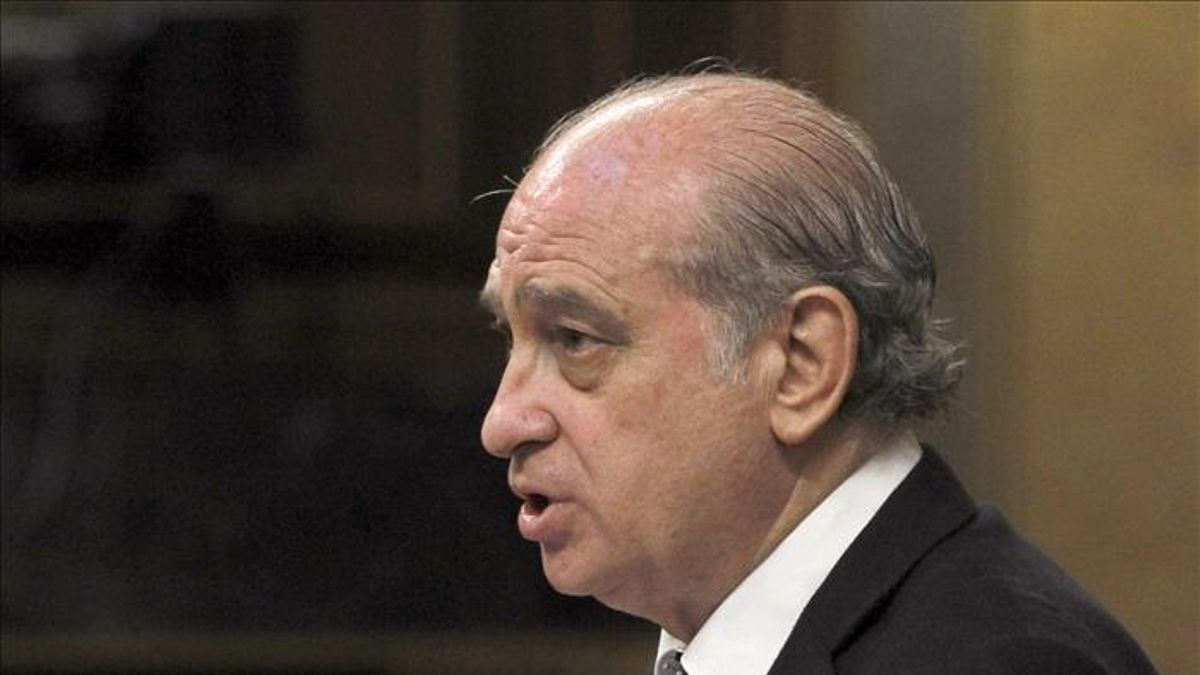 El ministro del interior en funciones, Jorge Fernández Díaz