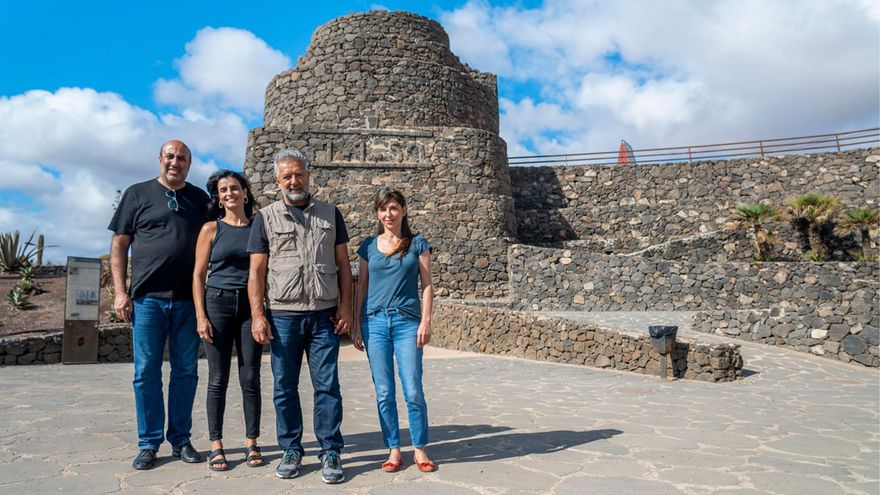 Los cuatro artistas participantes