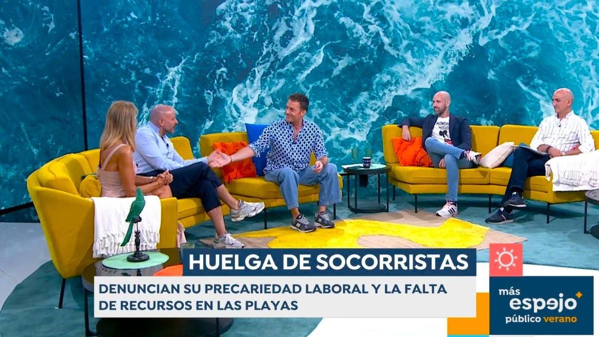 Miquel Valls y Jaime de los Santos, en 'Espejo Público' de Antena 3