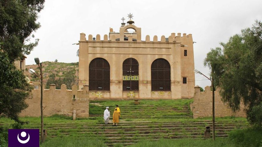 Iglesia antigua de Santa María de Sión (Aksum) - Foto: Mario Lozano