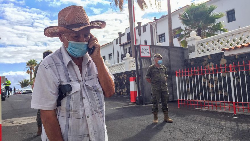 Juan Díaz, vecino de La Palma que ha sido evacuado por la erupción del volcán