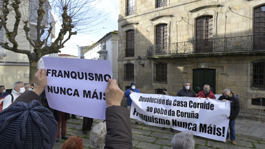 Unidas Podemos acusa al Ayuntamiento de A Coruña de falta de ímpetu para recuperar la Casa Cornide de los Franco