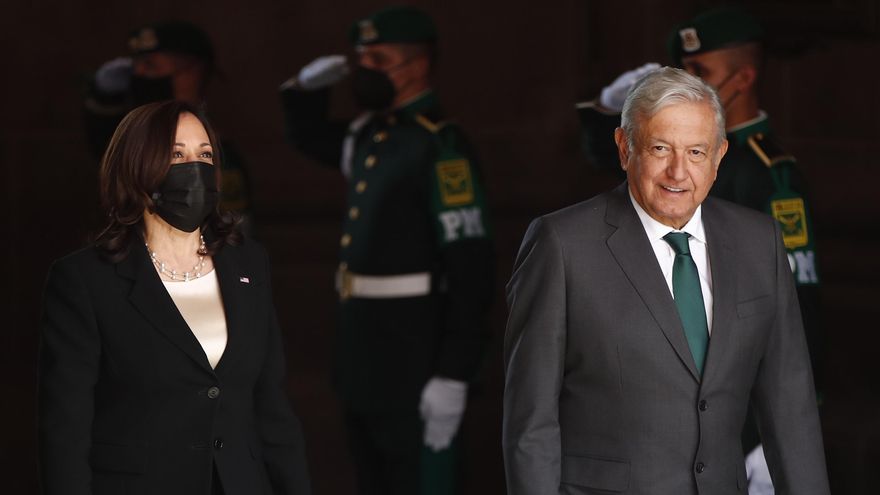 López Obrador destaca encuentro "trascendente y benéfico" con Kamala Harris