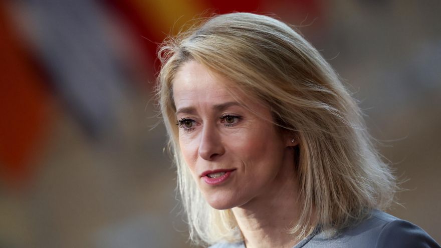 La alta representante de la Unión Europea (UE) para Política Exterior y Seguridad, Kaja Kallas. EFE/EPA/OLIVIER MATTHYS