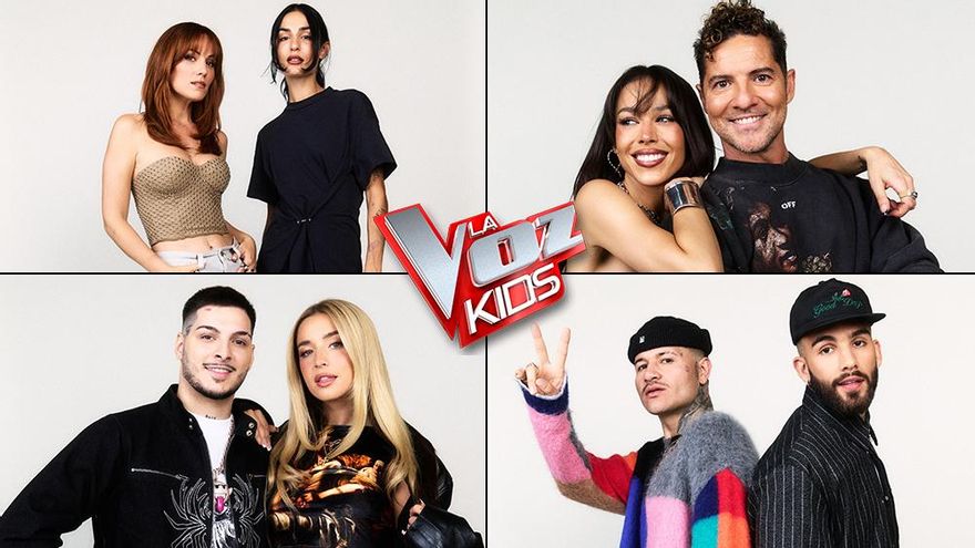 'La Voz Kids' estrena asesores en Antena 3, con salto de Natalia Lacunza tras ser concursante