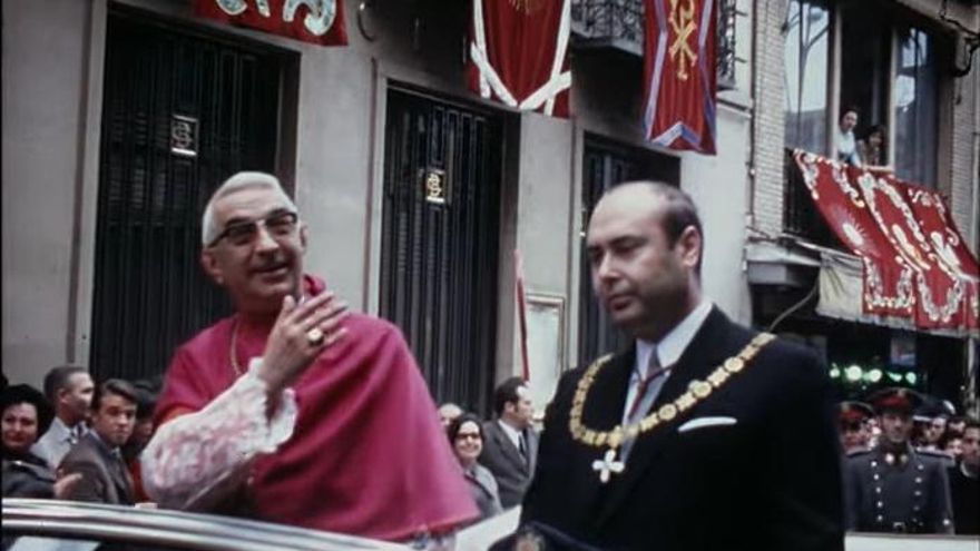 La Filmoteca Histórica Toledana desvela una grabación inédita de la llegada del cardenal Tarancón a la ciudad en 1969
