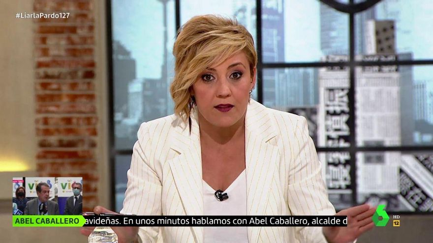 Cristina Pardo, "abroncada" por su padre en pleno directo de laSexta: "Agradece la invitación, no te digo más"