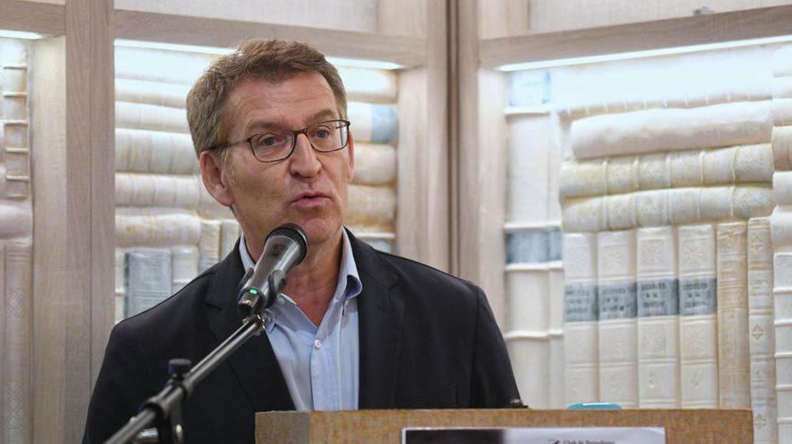 El presidente del Partido Popular, Alberto Núñez Feijóo