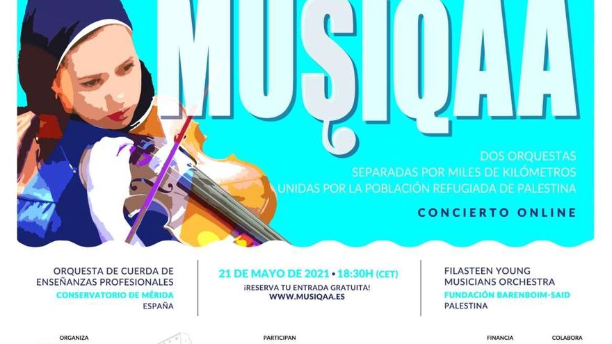 La AEXCID y UNRWA organizan un concierto en solidaridad con la población refugiada de Palestina