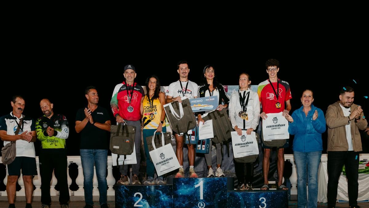 Aythami Brito y Ana Begoña González Francisco, vencedores de  prueba reina de la 'Full Moon Trail' de Tijarafe