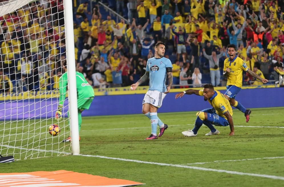 Imágenes del partido disputado en el Estadio de Gran Canaria entre la UD Las Palmas y el Celta de Vigo. Alejandro Ramos.