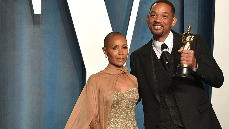 Will Smith y Jada Pinkett, en la fiesta de Vanity Fair posterior a la gala.