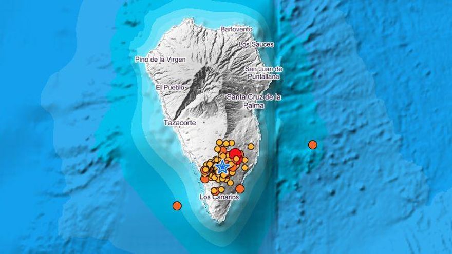Un terremoto de 4,8 sacude La Palma este miércoles y es sentido también en El Hierro