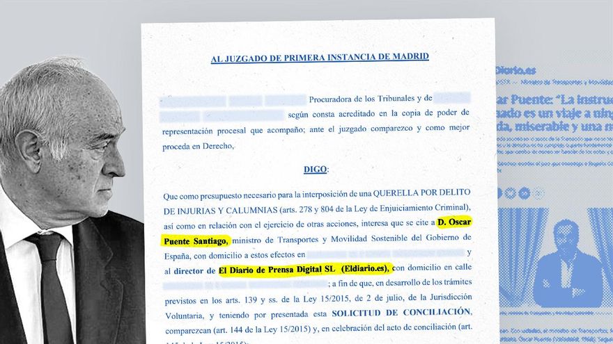 El juez Peinado amenaza a elDiario.es con una querella y exige 50.000 euros por una entrevista a Óscar Puente