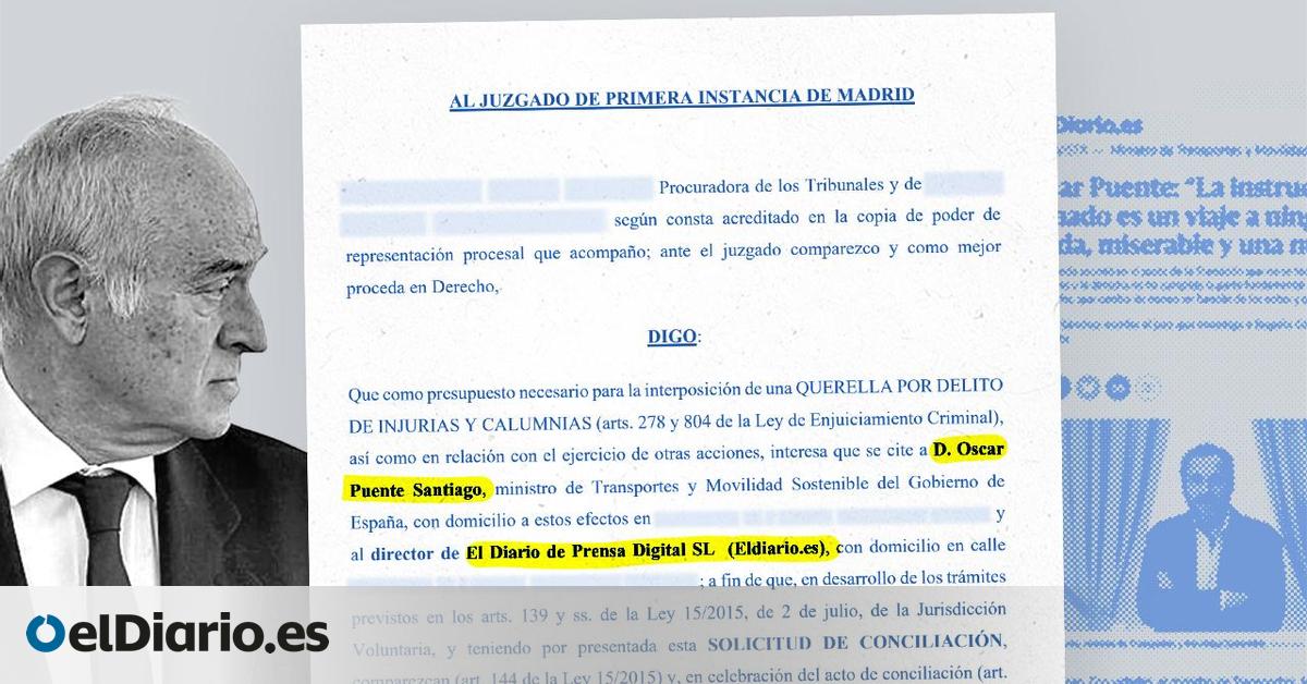 Judge Peinado Demands €50,000 from elDiario.es Over Óscar Puente Interview