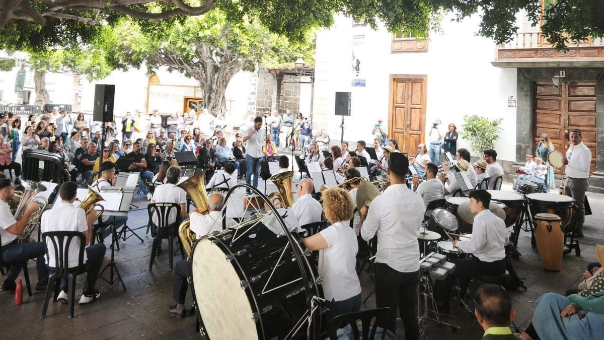 La Banda Municipal de Música de Los Llanos de Aridane celebra su 167 aniversario.