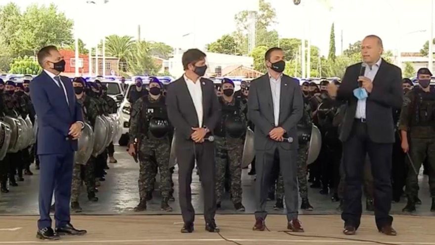 En medio del creciente malestar, Berni les mandó un mensaje a los policías bonaerenses