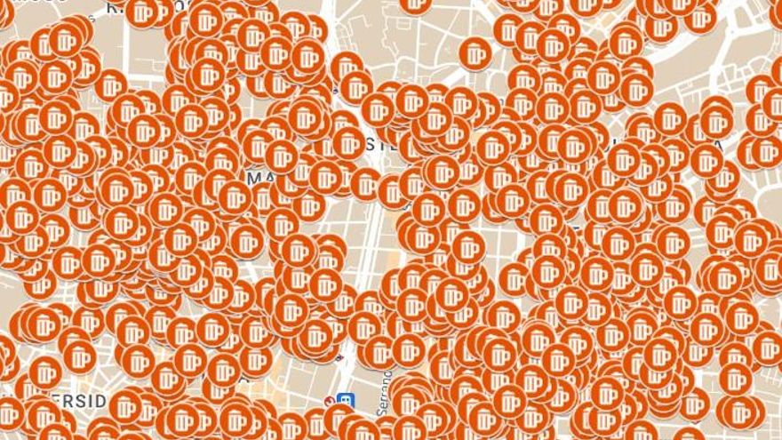 Mapa de todas las terrazas autorizadas en Madrid: horarios, ubicación y mesas
