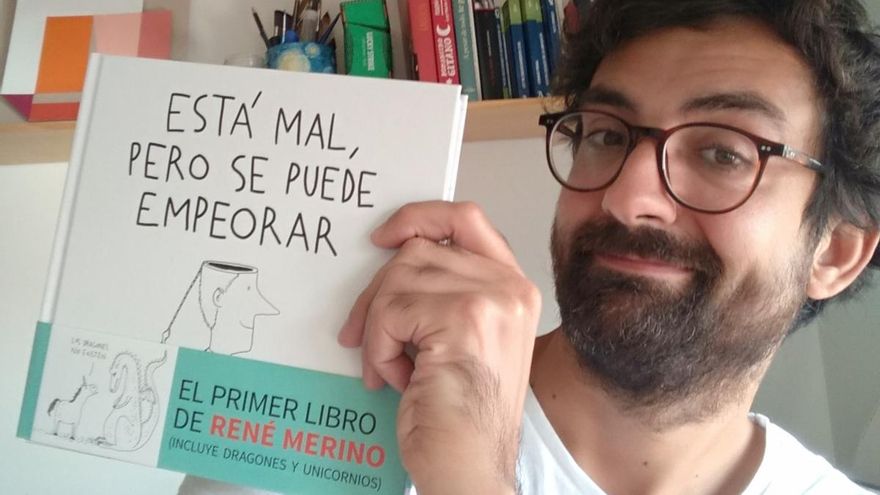 El viñetista e ilustrador René Merino, con su primer libro | SOMOS MALASAÑA