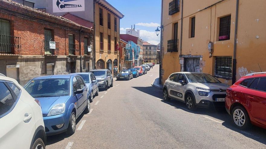 Calle Caño Badillo del Barrio Húmedo de León, lugar de la agresión que se investiga por homofobia.