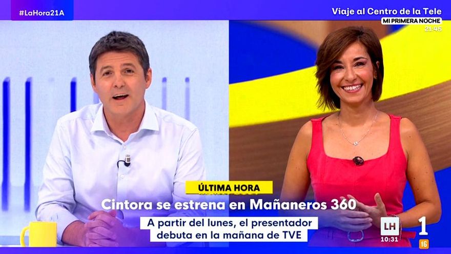 Cintora vuelve a La 1 y lanza una aviso sobre el nuevo 'Mañaneros': "Hay gente que nos tiene unas ganas del carajo"